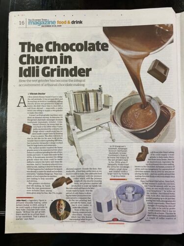 Spectra Chocolate grinder | Chocolate Making Equipment News